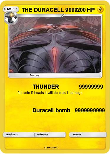 Pokemon THE DURACELL 9999
