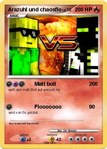 Pokemon Arazuhl und chaosflo