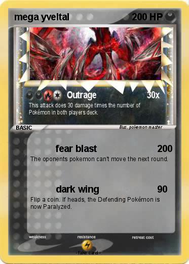 Pokemon mega yveltal