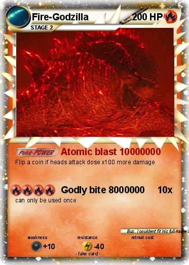 Pokemon Fire-Godzilla