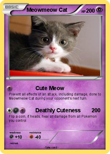 Pokemon Meowmeow Cat