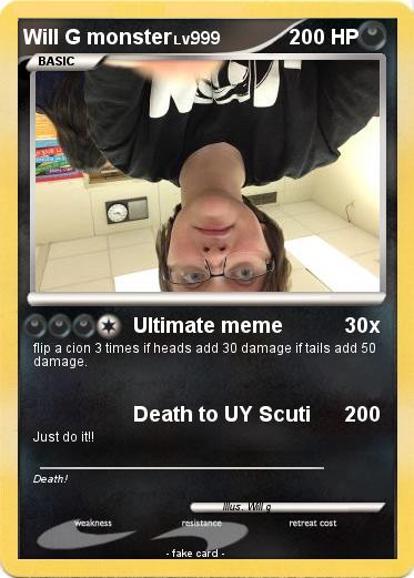 Pokemon Will G monster