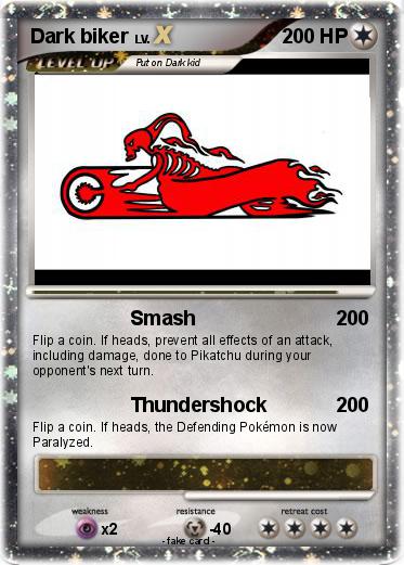Pokemon Dark biker