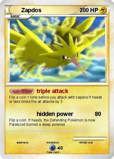 Pokemon Zapdos