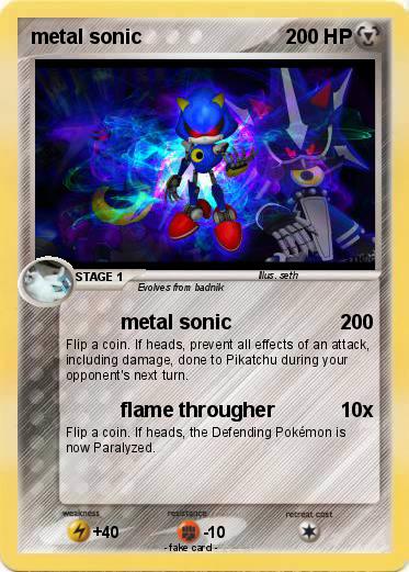 Pokemon metal sonic