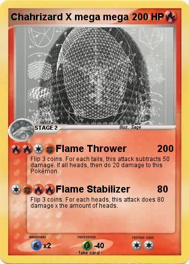 Pokemon Chahrizard X mega mega