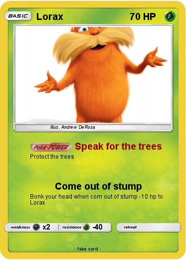 Pokemon Lorax