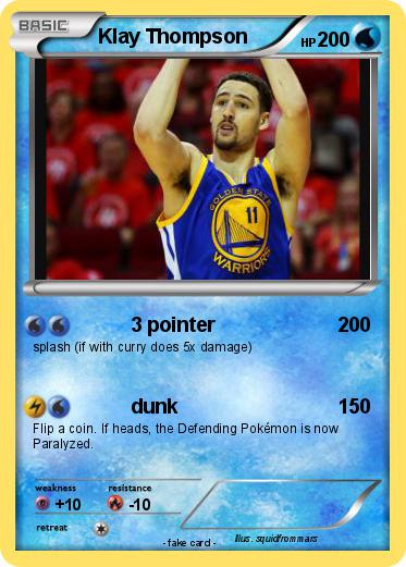 Pokemon Klay Thompson