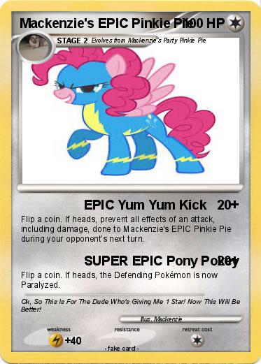 Pokemon Mackenzie's EPIC Pinkie Pie