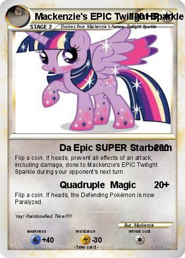 Pokemon Mackenzie's EPIC Twilight Sparkle