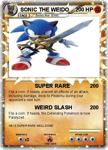 Pokemon SONIC THE WEIDO