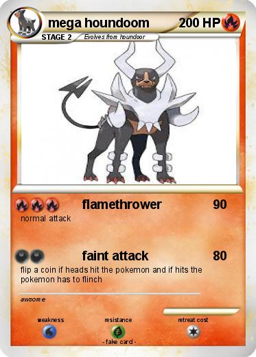 Pokemon mega houndoom