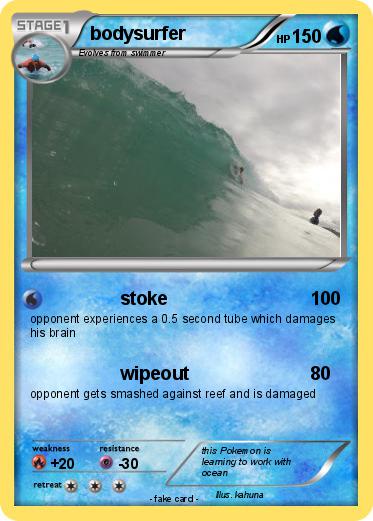 Pokemon bodysurfer