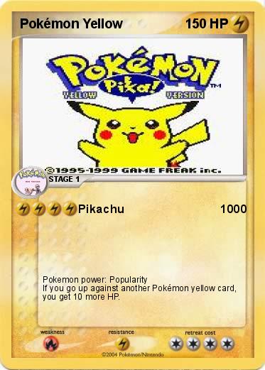 Pokemon Pokémon Yellow
