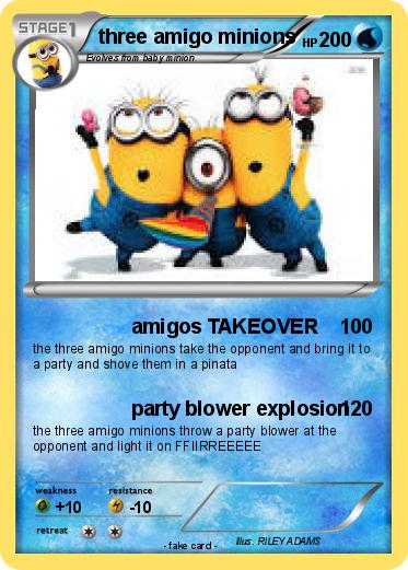 Pokemon three amigo minions