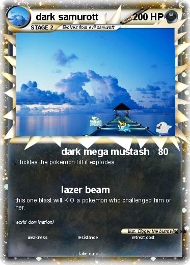 Pokemon dark samurott