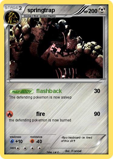 Pokemon springtrap