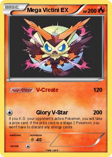 Pokemon Mega Victini EX