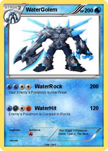 Pokemon WaterGolem
