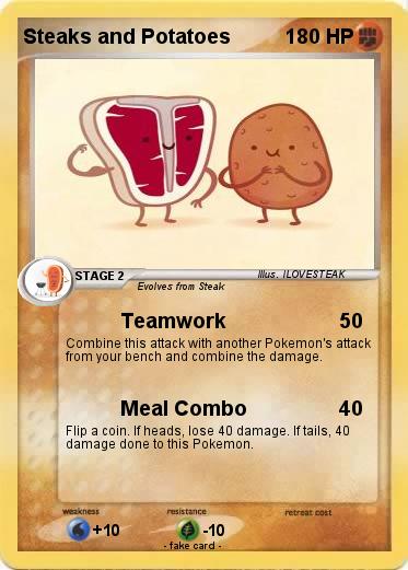 Pokemon Steaks and Potatoes