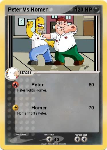 Pokemon Peter Vs Homer