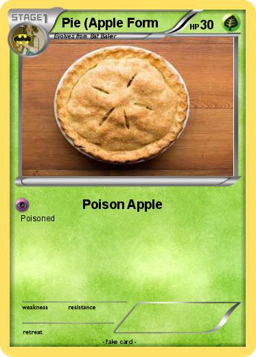 Pokemon Pie (Apple Form