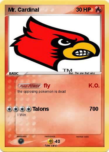 Pokemon Mr. Cardinal