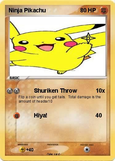 Pokemon Ninja Pikachu