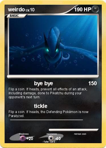 Pokemon weirdo
