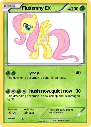 Pokemon Fluttershy EX
