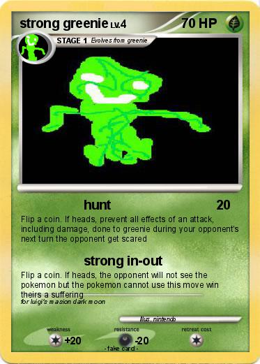 Pokemon strong greenie
