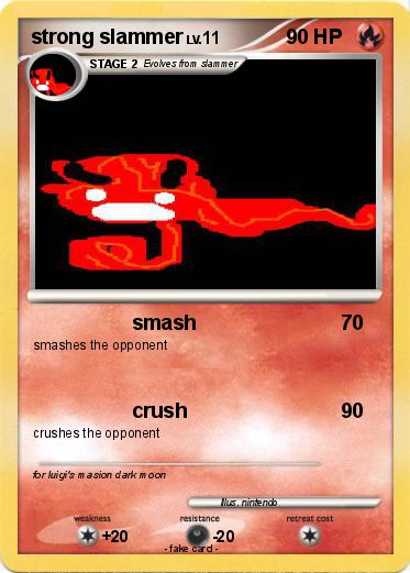 Pokemon strong slammer
