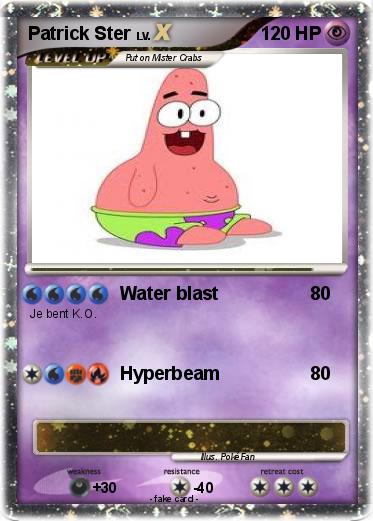 Pokemon Patrick Ster
