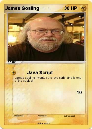 Pokemon James Gosling