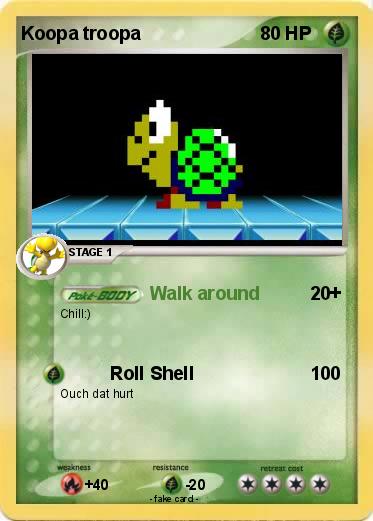Pokemon Koopa troopa