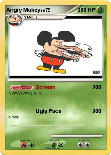 Pokemon Angry Mokey