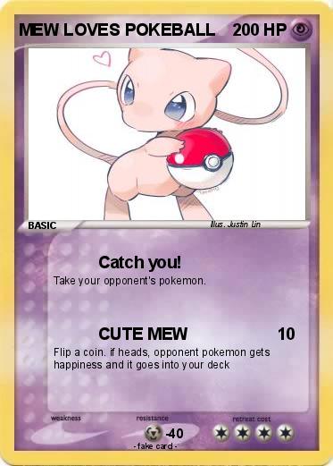 Pokemon MEW LOVES POKEBALL