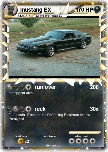 Pokemon mustang EX