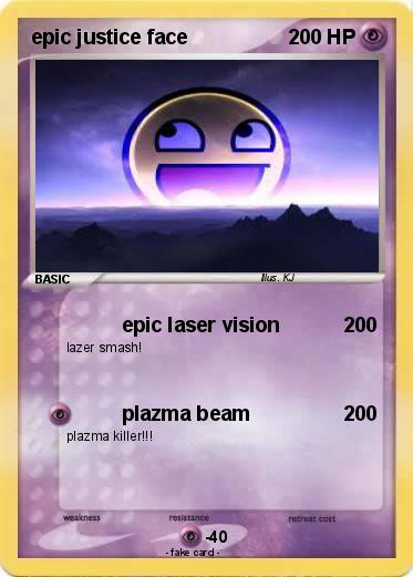 Pokemon epic justice face