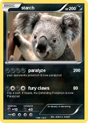 Pokemon starch
