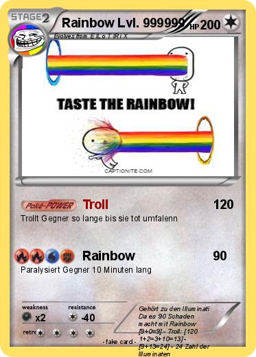 Pokemon Rainbow Lvl. 999999
