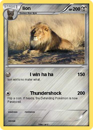 Pokemon lion