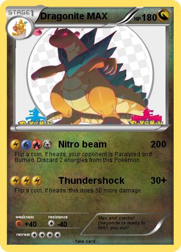 Pokemon Dragonite MAX