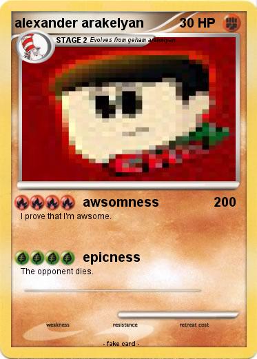 Pokemon alexander arakelyan