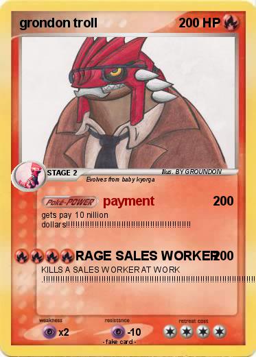 Pokemon grondon troll
