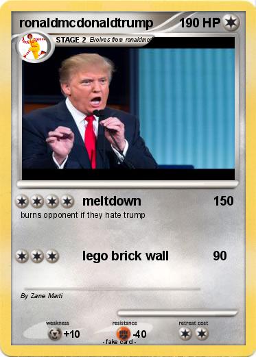 Pokemon ronaldmcdonaldtrump
