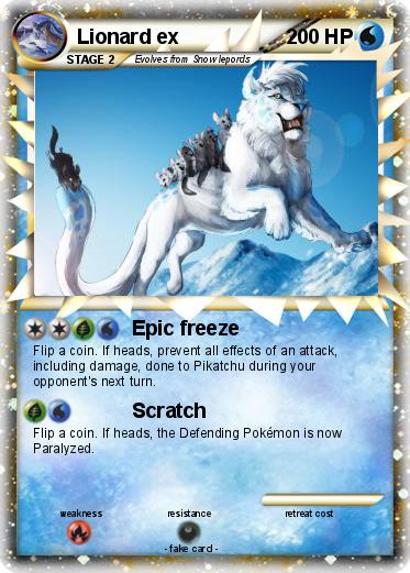 Pokemon Lionard ex