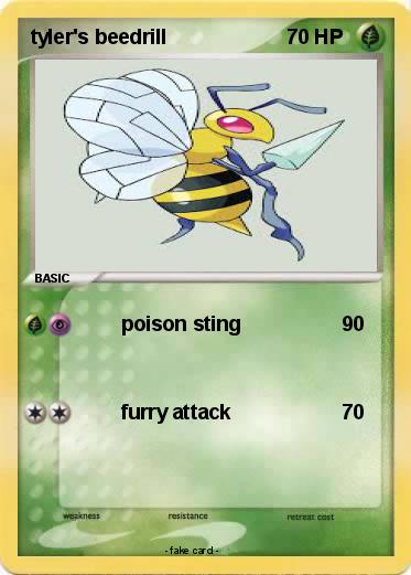 Pokemon tyler's beedrill