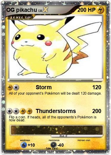 Pokemon OG pikachu