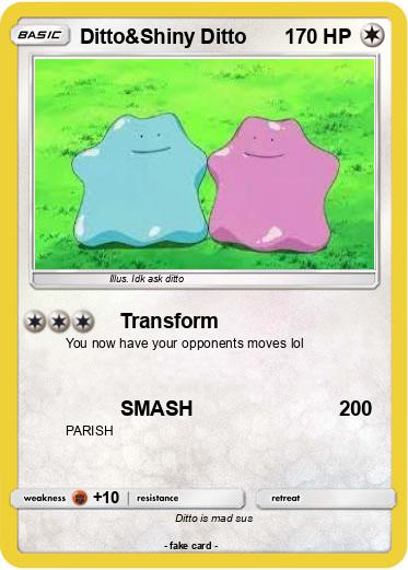 Pokemon Ditto&Shiny Ditto